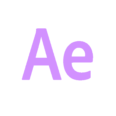 Le Ae grandi, minuscole e maiuscole in caratteri viola chiaro sono centrate su uno sfondo grigio chiaro, riflettendo lo stile moderno spesso utilizzato da un'agenzia di marketing in Alto Adige.