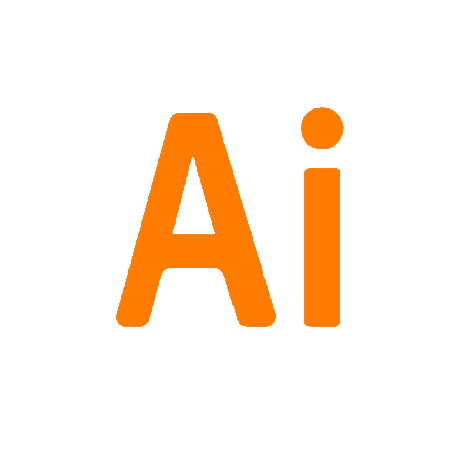L'immagine mostra le lettere Ai in grassetto e arancione su uno sfondo grigio chiaro, evocando un tocco moderno che potrebbe rappresentare un'agenzia di marketing in Alto Adige.