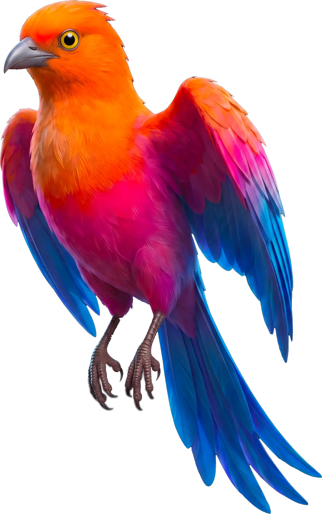 Pappagallo in volo
